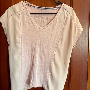Tommy Hilfiger Light Pink Short Sleeve Top